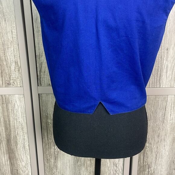 Vintage The Daily Planet Art to Wear Hand Embroidered Cropped Vest Women's M - Picture 9 of 12